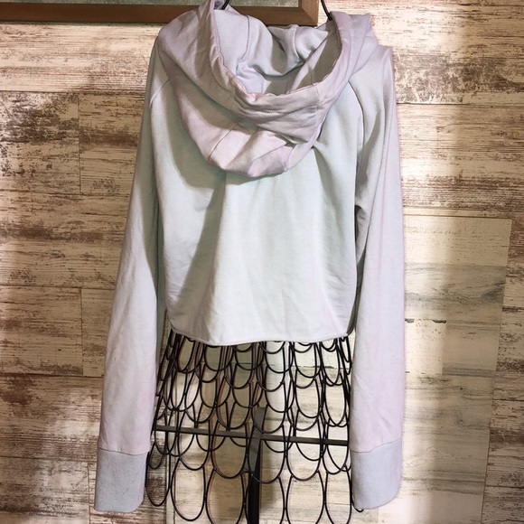 Gym Shark cropped hoodie tie dye print size small training hoodie gym workout - Picture 7 of 7